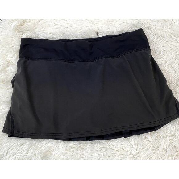 Lululemon Black Pace Setter Skirt/Skort  - Sz. 8 (EUC) - Picture 1 of 8